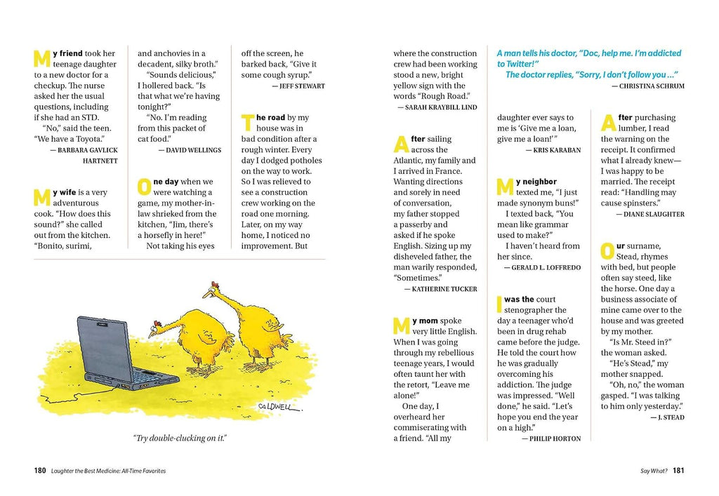 Reader's Digest Laughter is the Best Medicine Book