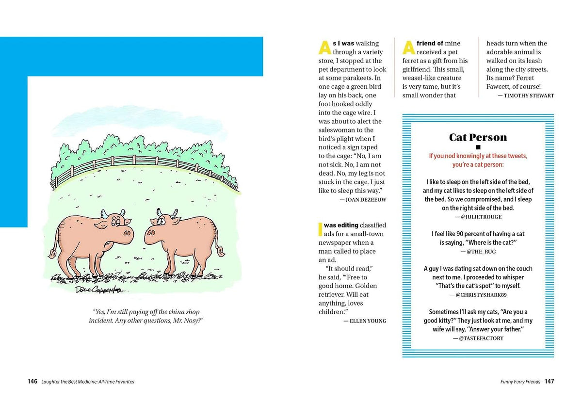 Reader's Digest Laughter is the Best Medicine Book
