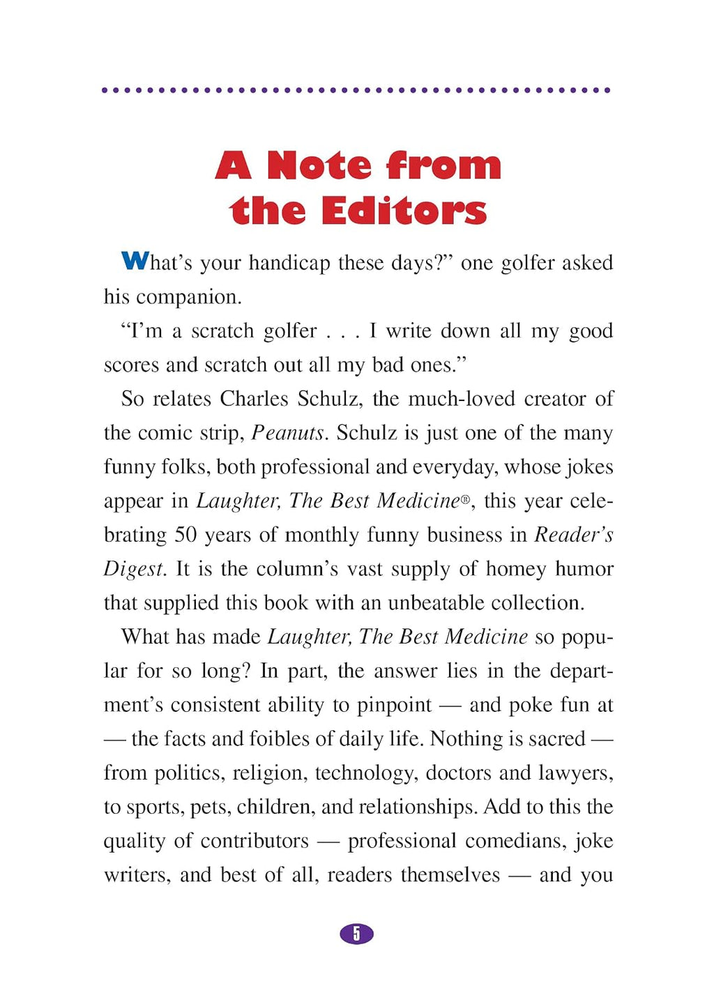 Laughter the Best Medicine Book