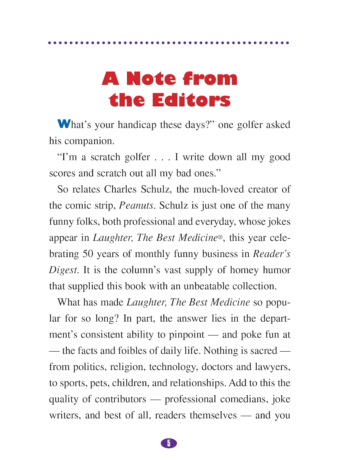 Laughter the Best Medicine Book