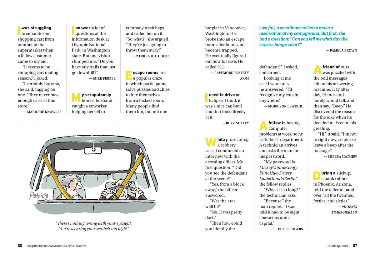 Reader's Digest Laughter is the Best Medicine Book