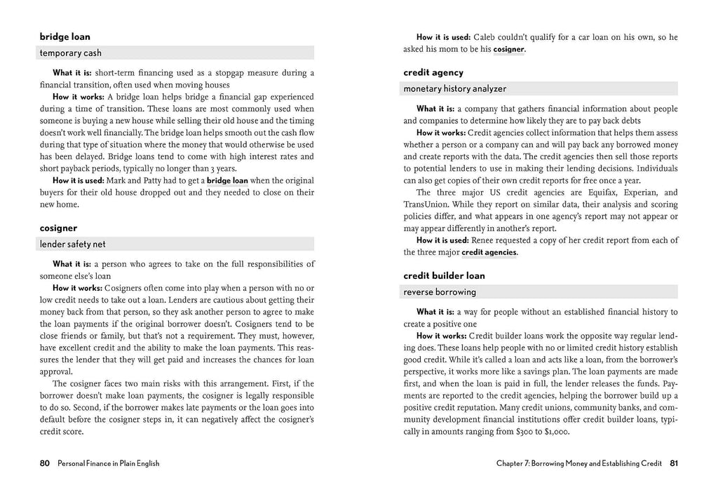 Personal Finance in Plain English Book