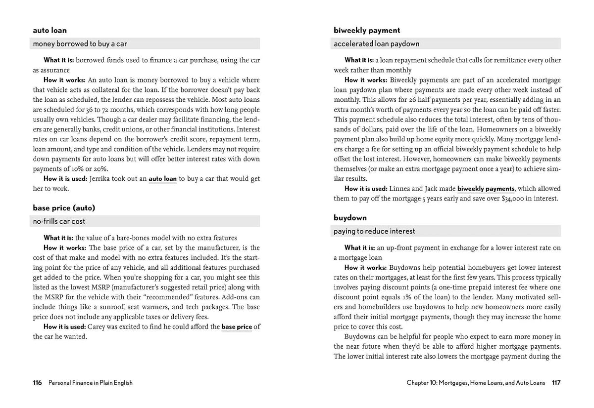 Personal Finance in Plain English Book