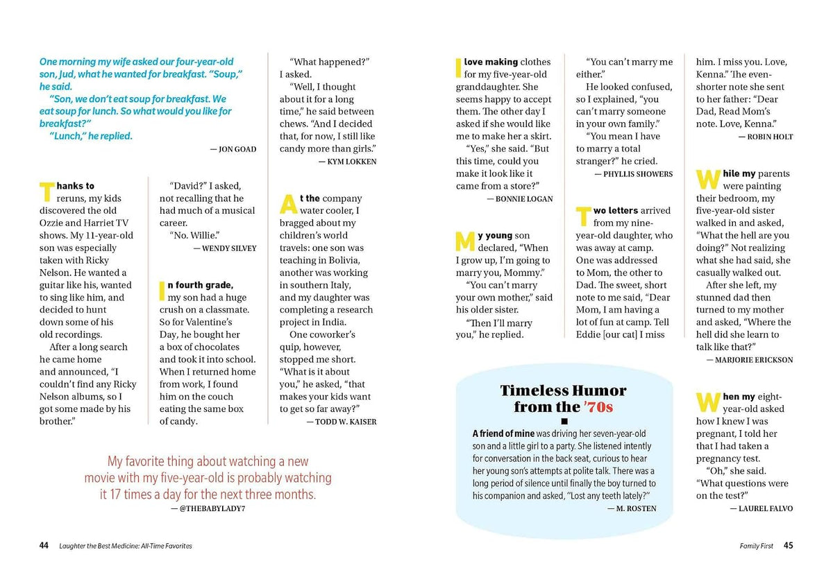 Reader's Digest Laughter is the Best Medicine Book