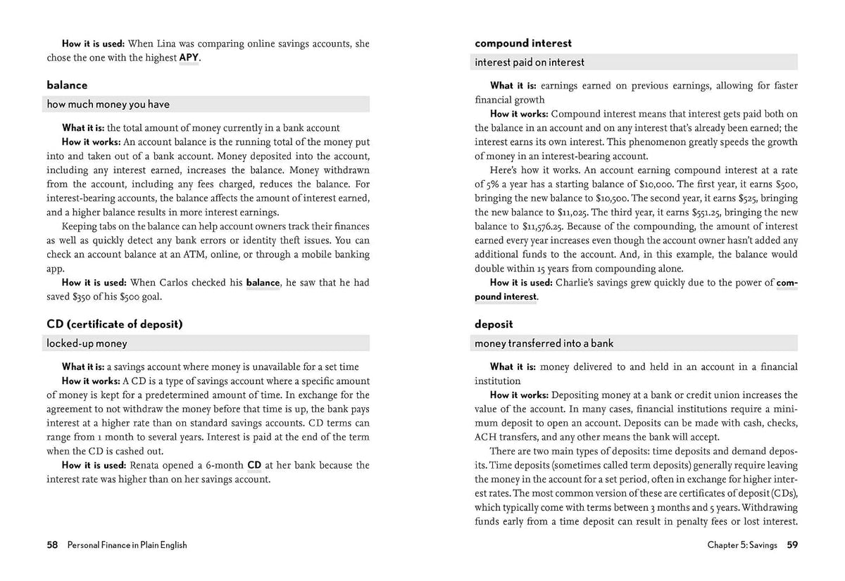 Personal Finance in Plain English Book
