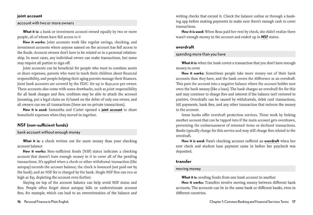 Personal Finance in Plain English Book