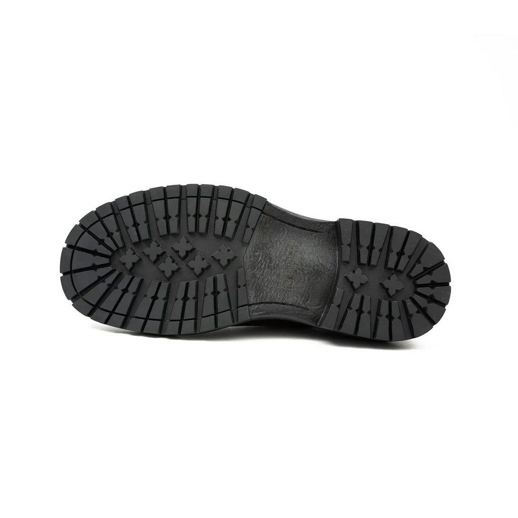Big Cap Toe Derby shoes Coffee