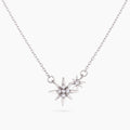 Sterling Silver Star Cluster Necklace