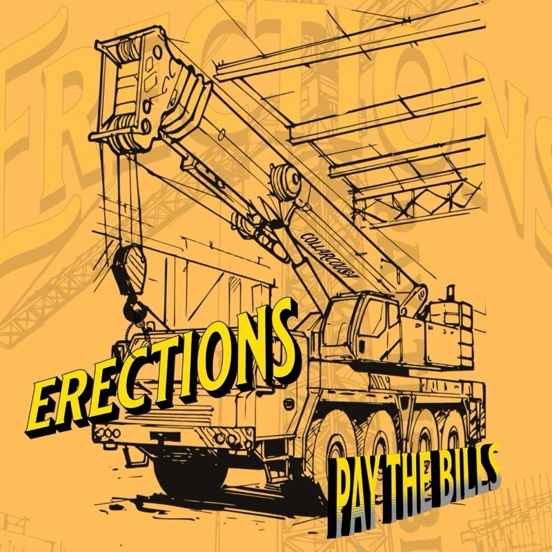 Crane Operator T-Shirt - "Pays the Bills" Blue Collar Work Tee, Men's Apparel Top