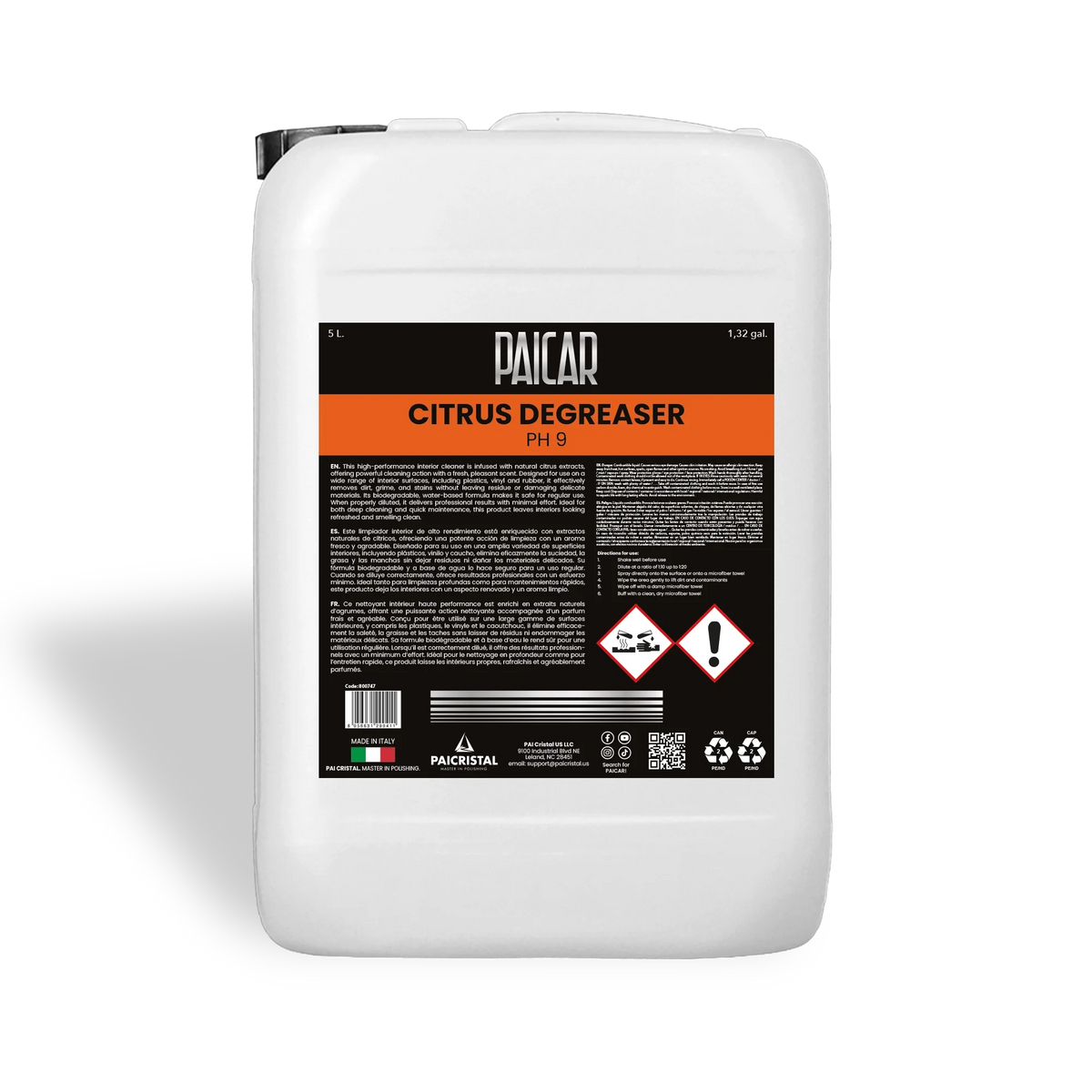 Paicar Citrus Degreaser 5L