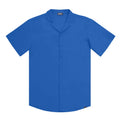 Ocean Blue Men's Button Down Resort Shirt, Modern Fit