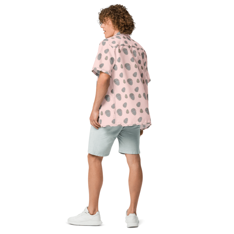 Trilobite Pattern Unisex Button Up