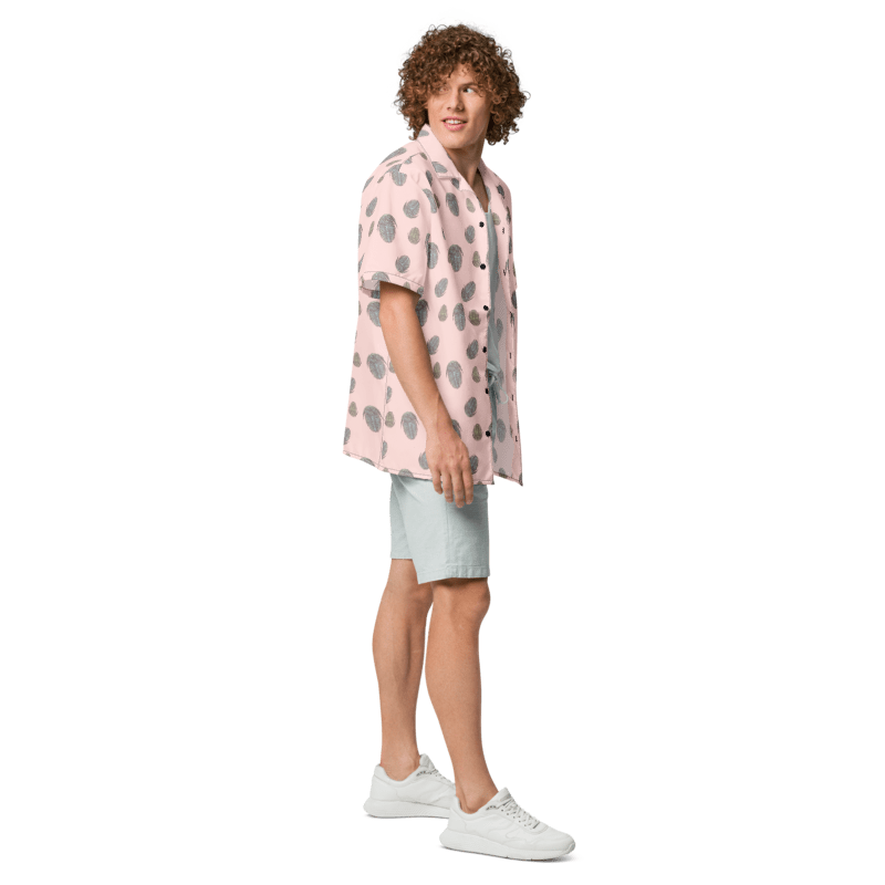 Trilobite Pattern Unisex Button Up
